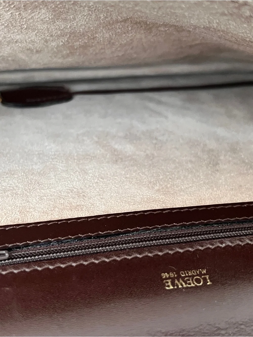 Loewe Madrid Leather Brown Briefcase